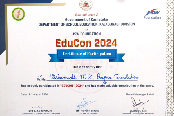 Global Innovation Award Certificate