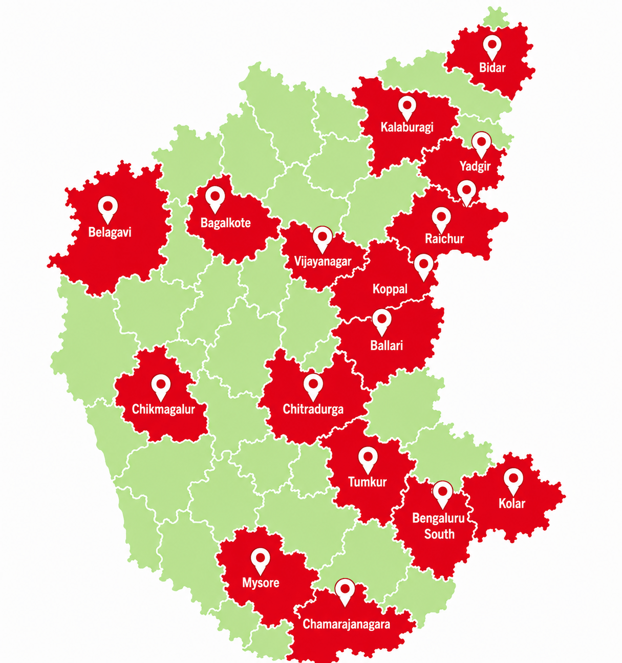 Our Presence Across Districts
